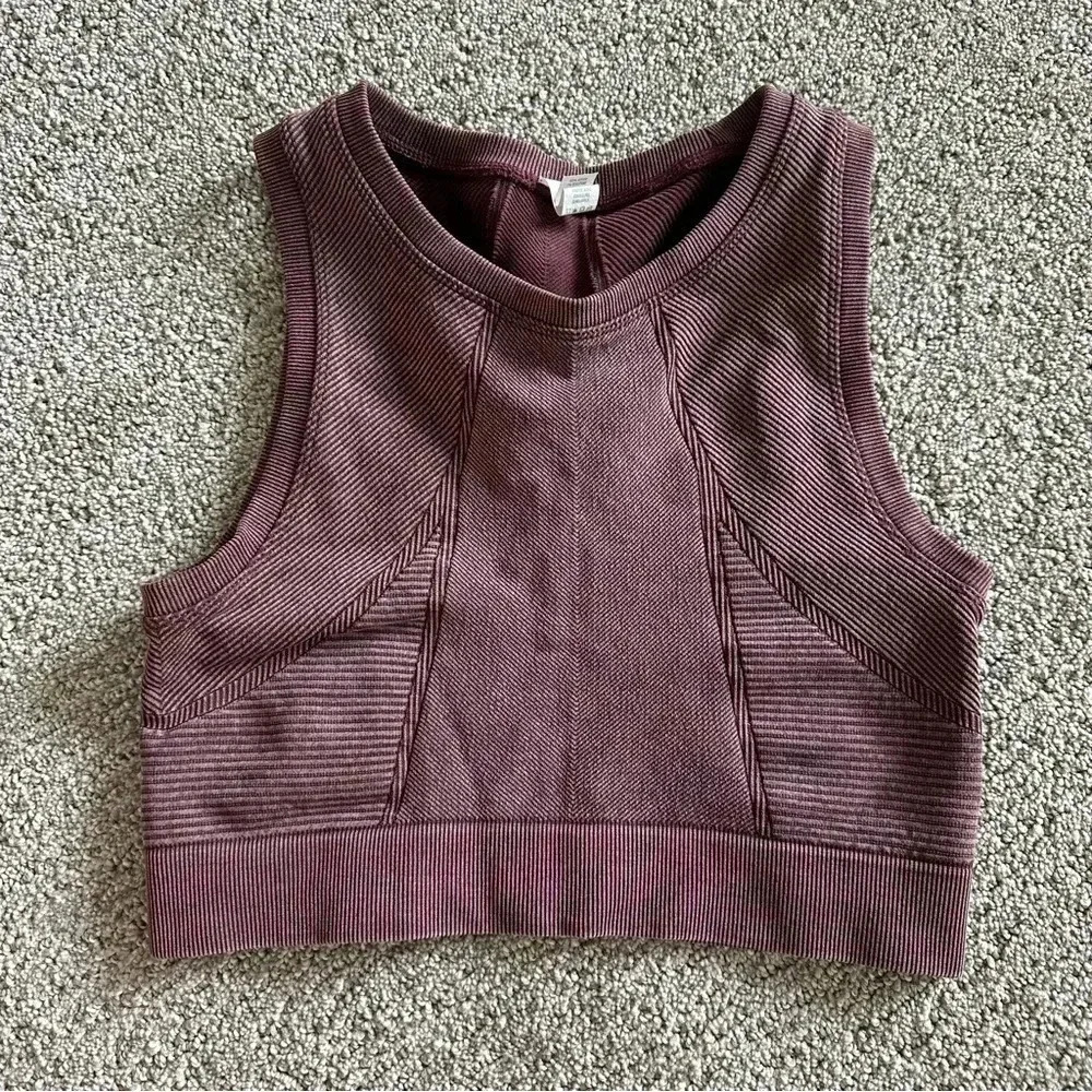 Aerie Offline‎ High-Neck tank/sports bra Stretch Medium Support Small